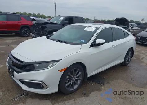 2020 Honda Civic Ex-L z USA, uszkodzony, nr VIN 19XFC1F74LE012482